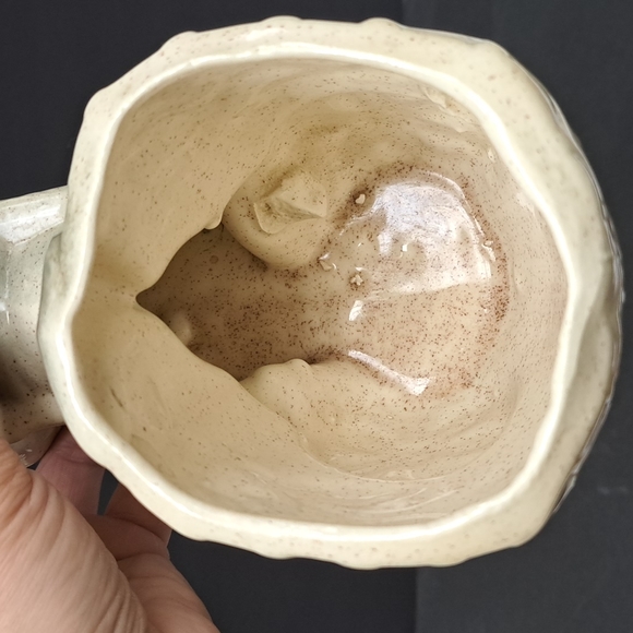 Mid-Century Modern ceramic donkey pulling his cart planter - Picture 5 of 9